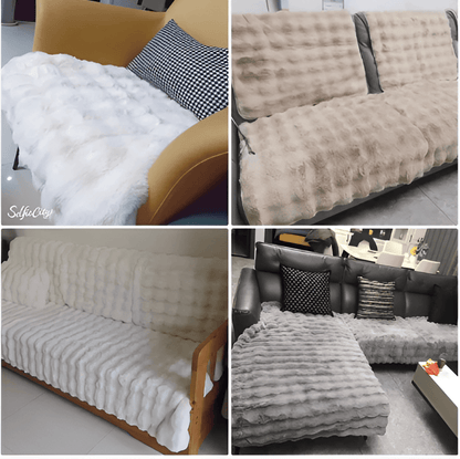 Luxe Sofa Cover – Dikke Pluche Bankhoes Beschermt Tegen Honden- en Kattenharen