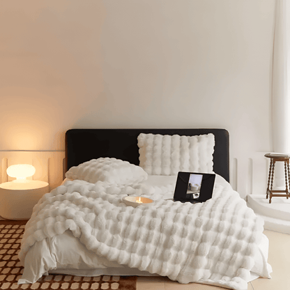 Geruite Fleece Deken – Superzachte en Warme Plaid voor Bed en Bank