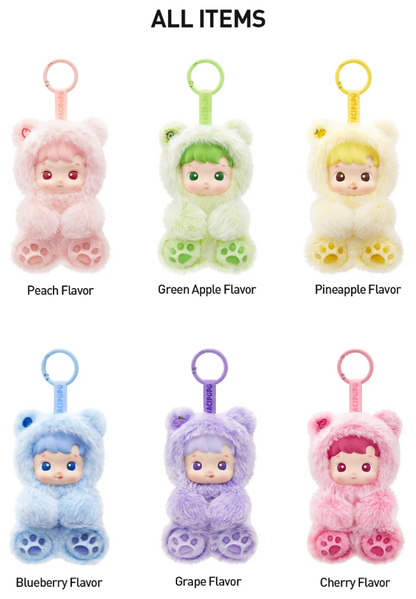Hacipupu Gummy Bear Blind Box (6-Pack) – Pop Mart Verzamelfiguren in Fruitige Stijl