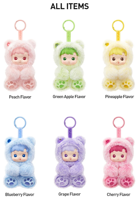 Hacipupu Gummy Bear Blind Box (6-Pack) – Pop Mart Verzamelfiguren in Fruitige Stijl