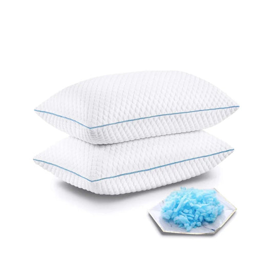 Nordic Wellness Hoofdkussen 70x60 cm – Verstelbaar & Traagschuim