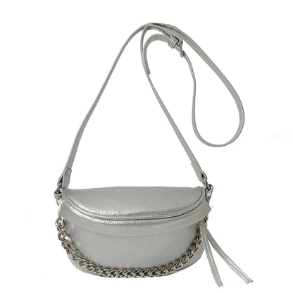 Trendy Crossbody Heuptas met Schakelketting – Chic & Praktisch