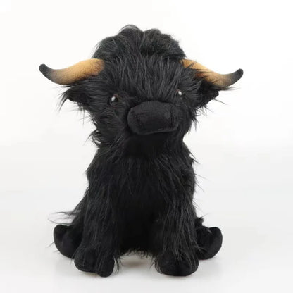 Highland Cow Knuffel – Realistisch & Zacht Pluche Knuffeldier 29 cm