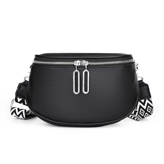 Elegante Crossbody Heuptas – Luxe Schoudertas met Unieke Band