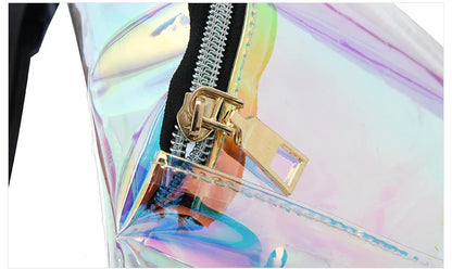 Holografische Heuptas – Festival, Trendy & Comfortabel
