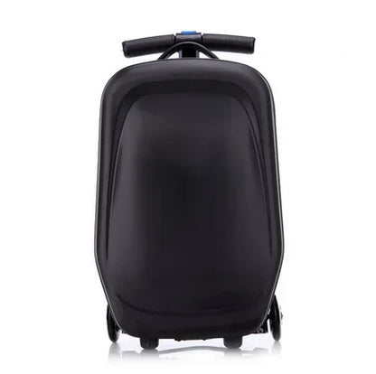 Reiskoffer met Step – Handbagage Trolley Koffer met Ingebouwd Scooter Systeem