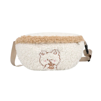 Rieten crossbody tas met bruine details – stijlvol & zomers