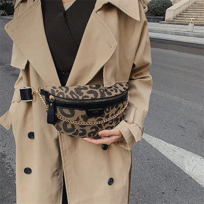 Pied-de-Poule Heuptas & Crossbody – Trendy Fanny Pack met Ruitpatroon – Chic & Praktisch