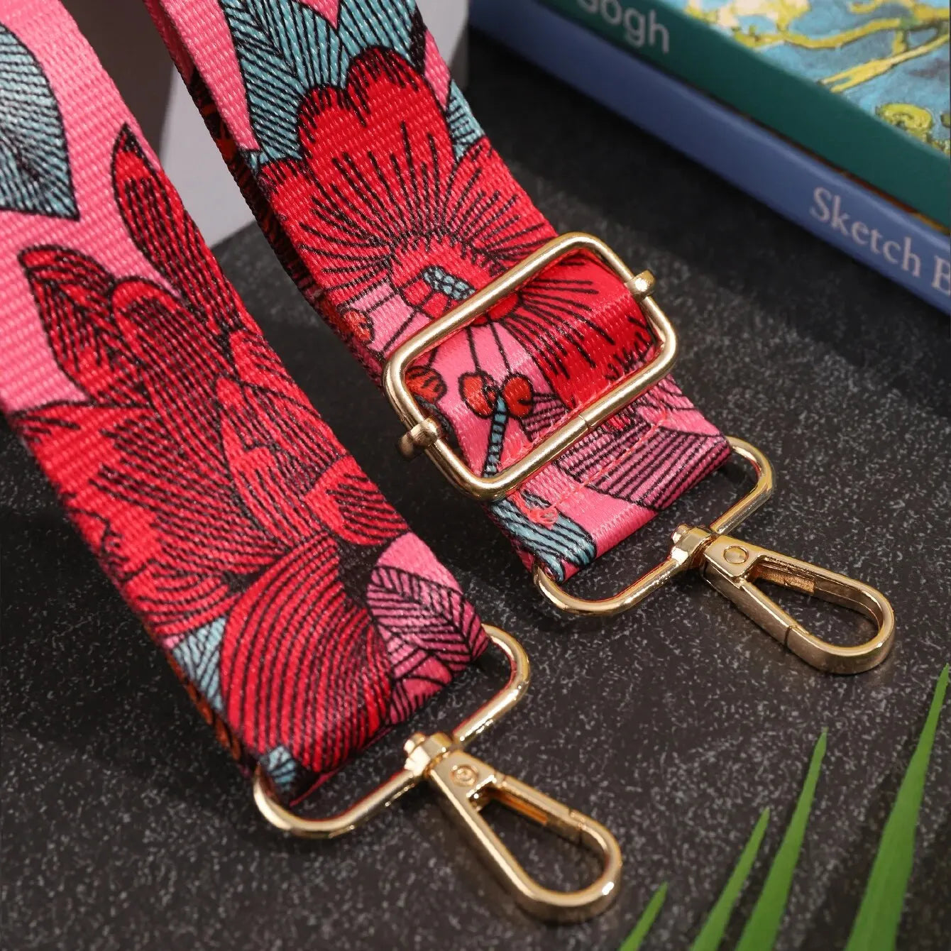 Verstelbare Tasriem met Kleurrijk Design – Comfortabel & Duurzaam