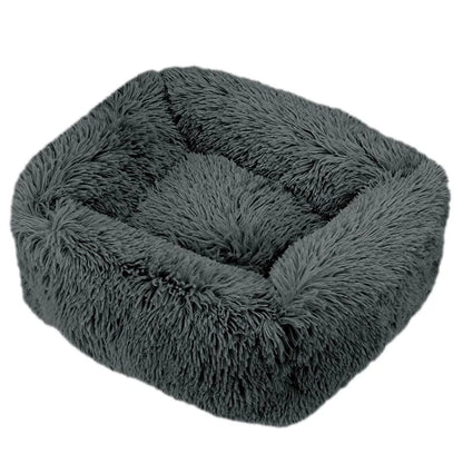 Donut Hondenmand & Kattenmand – Zachte Fluffy Huisdiermand in Meerdere Kleuren