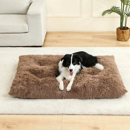 Fluffy Hondenmat & Kattenmat – Rechthoekig Comfort Kussenbed