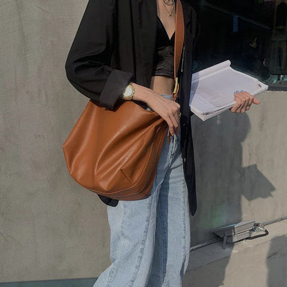 Minimalistische Schoudertas in Leerlook – Stijlvol & Praktisch voor Elke Dag