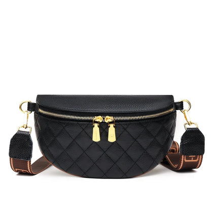 Luxe Crossbody Heuptas met Gouden Details – Elegant & Praktisch