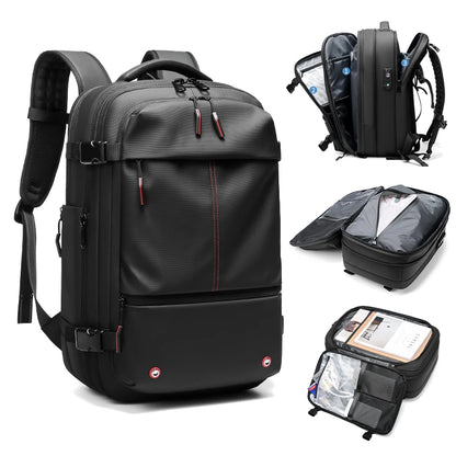 Waterdichte Anti-Diefstal Laptop Reis Rugzak – 40L Reistas met USB Poort & TSA Slot