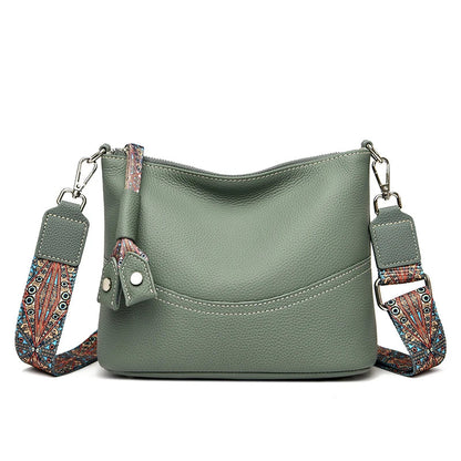 Schoudertas & Crossbody Bag – Zwart | Dames Handtas met Brede Band
