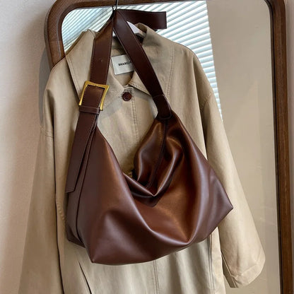 Minimalistische Schoudertas in Leerlook – Stijlvol & Praktisch voor Elke Dag