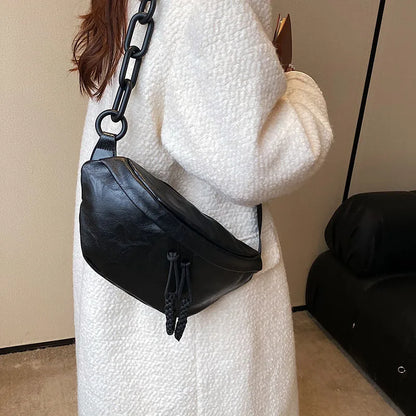 Leren Heuptas – Stoere Crossbody Tas met Verstelbare Band