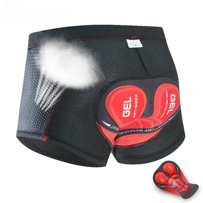 Fietsonderbroek met 3D Gelpadding – Ademend & Schokdempend voor Lange Ritten