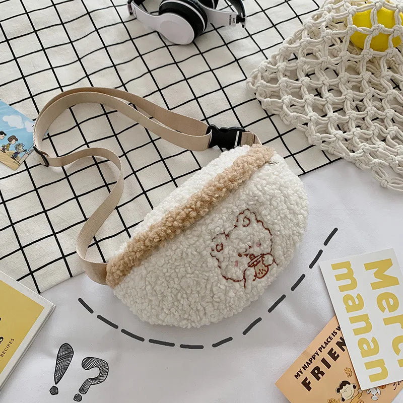 Rieten crossbody tas met bruine details – stijlvol & zomers