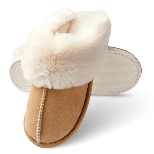 Dames Pantoffels met Bontvoering – Warme en Comfortabele Winter Slippers