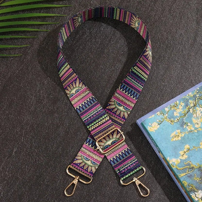 Verstelbare Tasriem met Kleurrijk Design – Comfortabel & Duurzaam