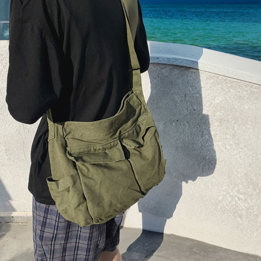 Canvas Schoudertas – Ruim, Lichtgewicht & Casual