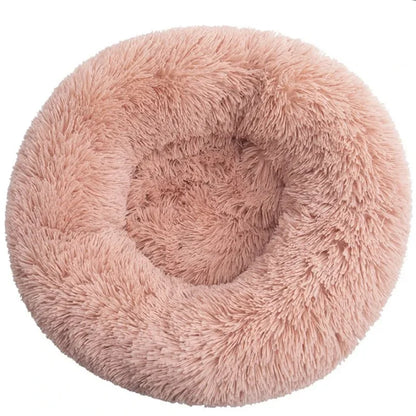 Ronde Donut Hondenmand & Kattenmand – Zachte Fluffy Huisdiermand
