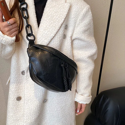 Leren Heuptas – Stoere Crossbody Tas met Verstelbare Band