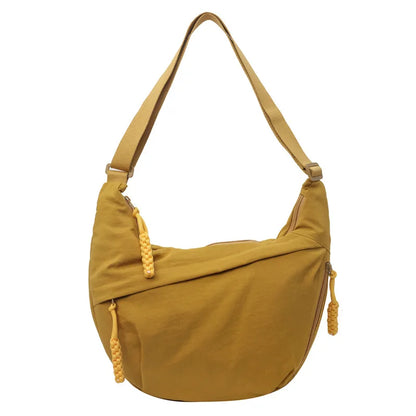Beige Hobo Crossbody Tas – Ruim, Stijlvol & Comfortabel