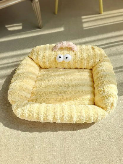 Fluffy Hondenmand & Kattenmand – Zachte Huisdiermand met Schattig Design