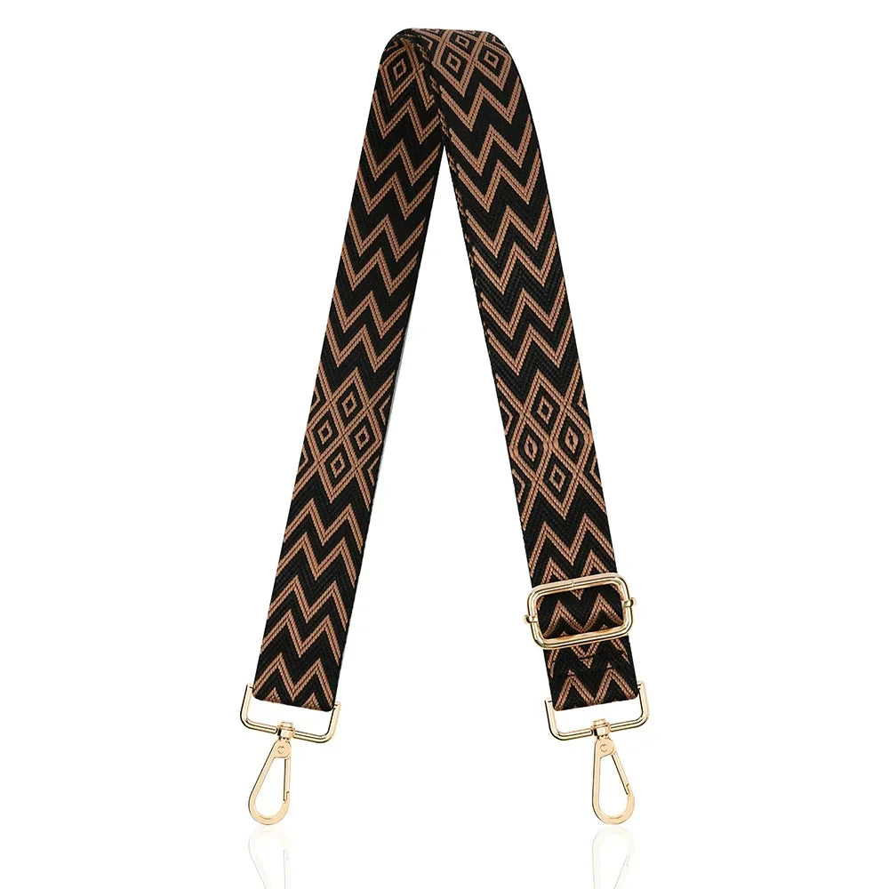 Verstelbare Schouderband voor Handtassen – Vervangende Bag Strap met Design