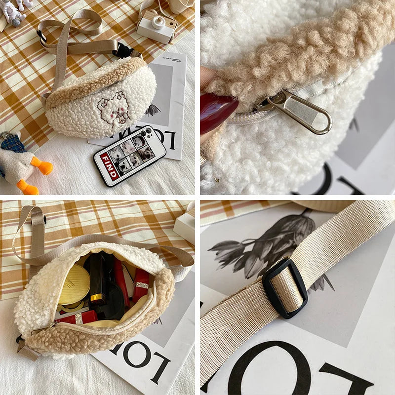 Rieten crossbody tas met bruine details – stijlvol & zomers