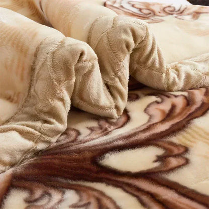Luxe Winterdeken – Extra Dikke Fleece Plaid met Klassiek Design
