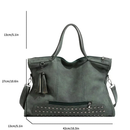 Dames Handtas Shopper – Grote Schoudertas van Hoogwaardig Kunstleer