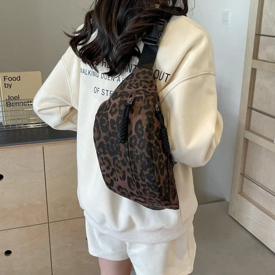 Leopard Crossbody Tas – Stoer, Trendy & Comfortabel