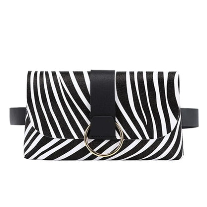 Trendy Heuptasje met Dier Print – Stijlvol & Compact – Verstelbare Riem
