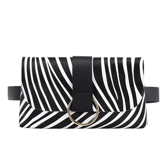 Trendy Heuptasje met Dier Print – Stijlvol & Compact – Verstelbare Riem