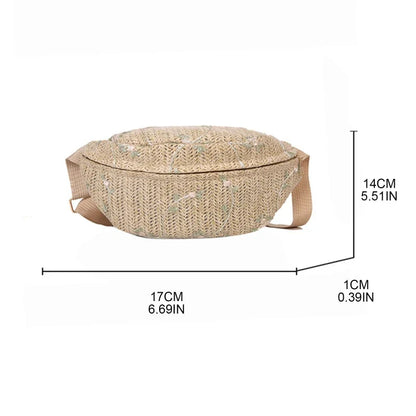 Rieten Heuptas – Zomerse & Trendy Crossbody Tas
