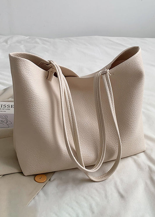 Soft Leather Tote – Ruime Leren Shopper voor Werk & Dagelijks Gebruik