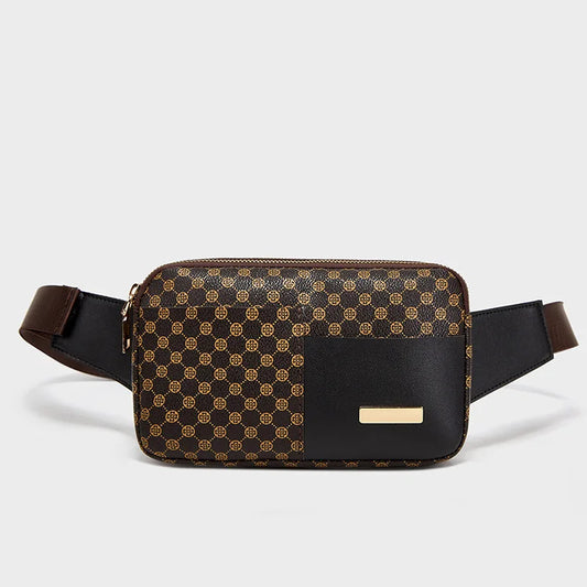 Luxe Crossbody Heuptas – Checker & Panterprint – Unisex