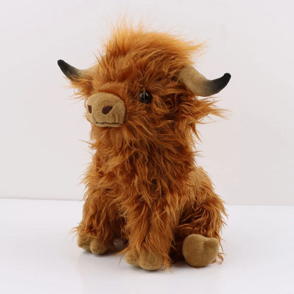 Highland Cow Knuffel – Realistisch & Zacht Pluche Knuffeldier 29 cm