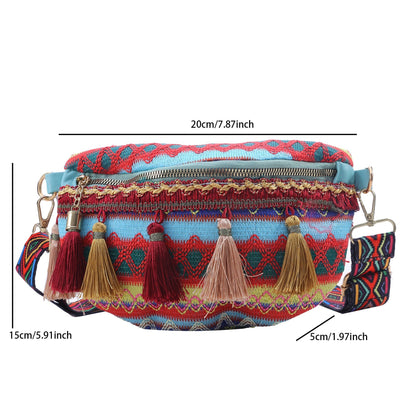 Bohemian Crossbody Tas – Kleurrijk, Uniek & Comfortabel