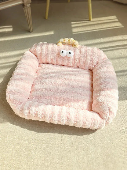 Fluffy Hondenmand & Kattenmand – Zachte Huisdiermand met Schattig Design