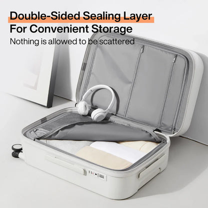 Handbagage Koffer met USB-poort & Tablet Houder – 20/24 Inch – Waterdicht & TSA-slot – Lichtgewicht