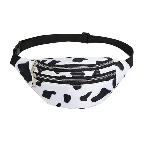 Stijlvolle Crossbody Heuptas met Koeienprint – Trendy & Praktisch