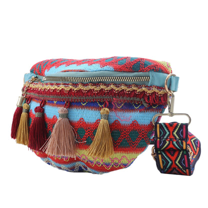Bohemian Crossbody Tas – Kleurrijk, Uniek & Comfortabel