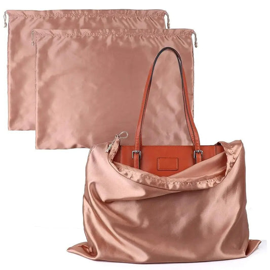 Satijnen Tassen Organizer – Roze – Luxe & Beschermend