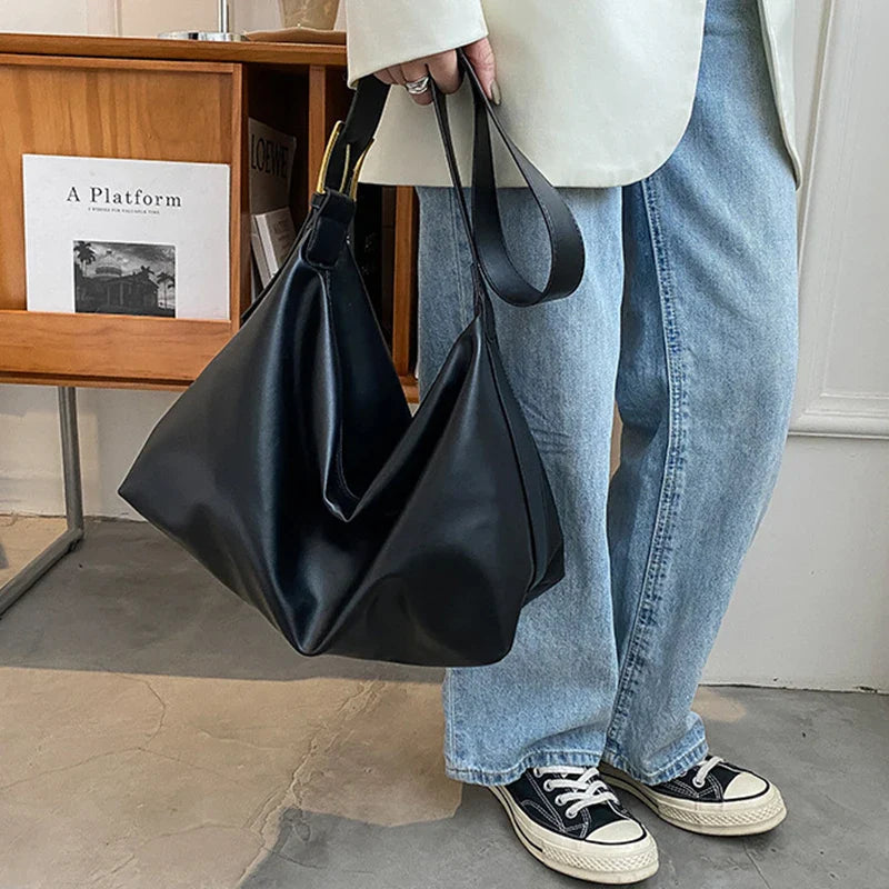 Minimalistische Schoudertas in Leerlook – Stijlvol & Praktisch voor Elke Dag