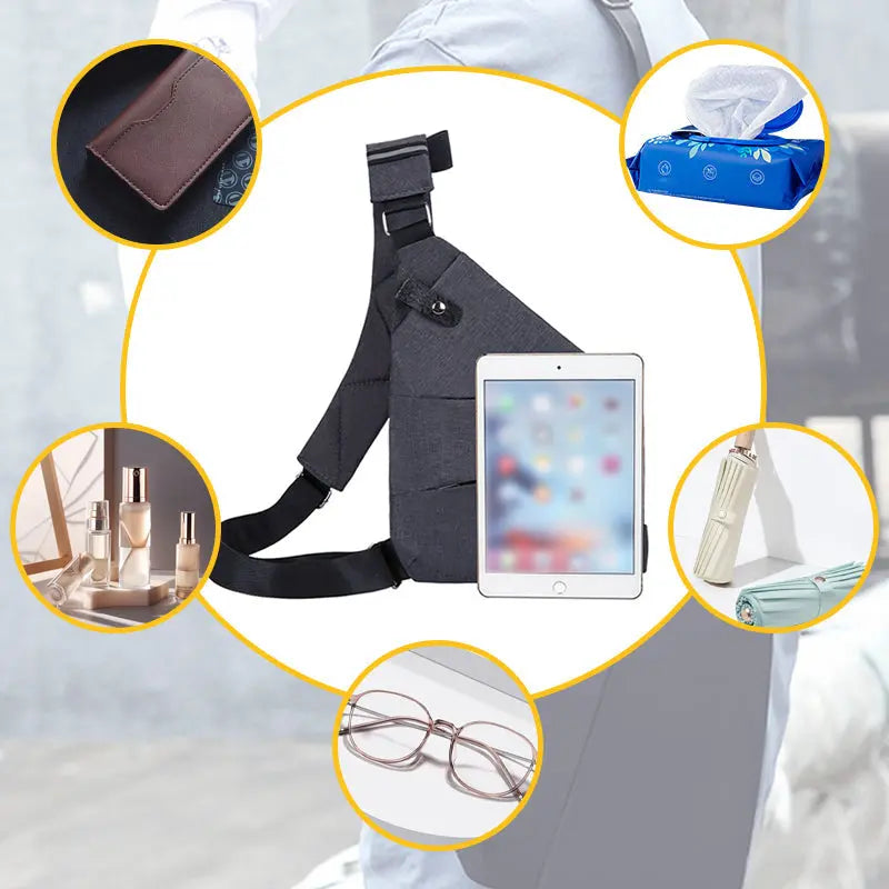 Anti-Diefstal Schoudertas – Compact & Veilig