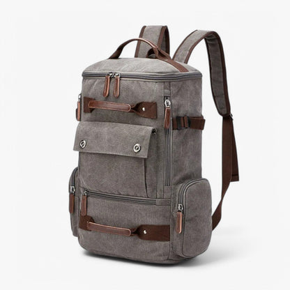 Vintage Canvas Rugzak – Stevige Heren & Dames Backpack met Laptopvak